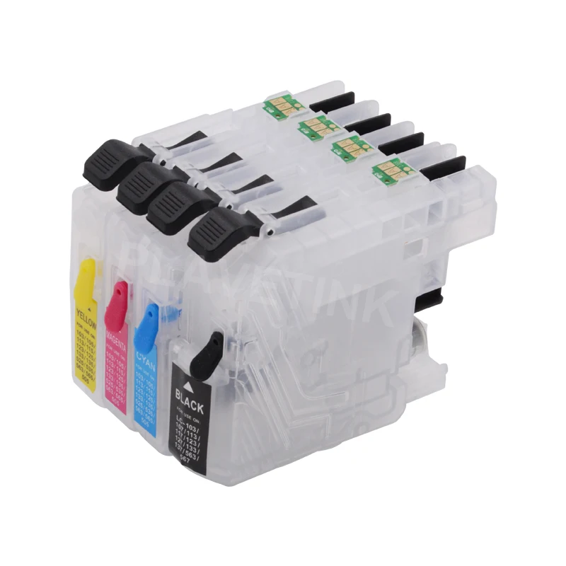 Plavetink LC123 XL Refill Ink Cartridge For Brother LC 123 121 125 127 129 DCP-J4110DW J132W J152W  J552DW + 400ML Printer Ink