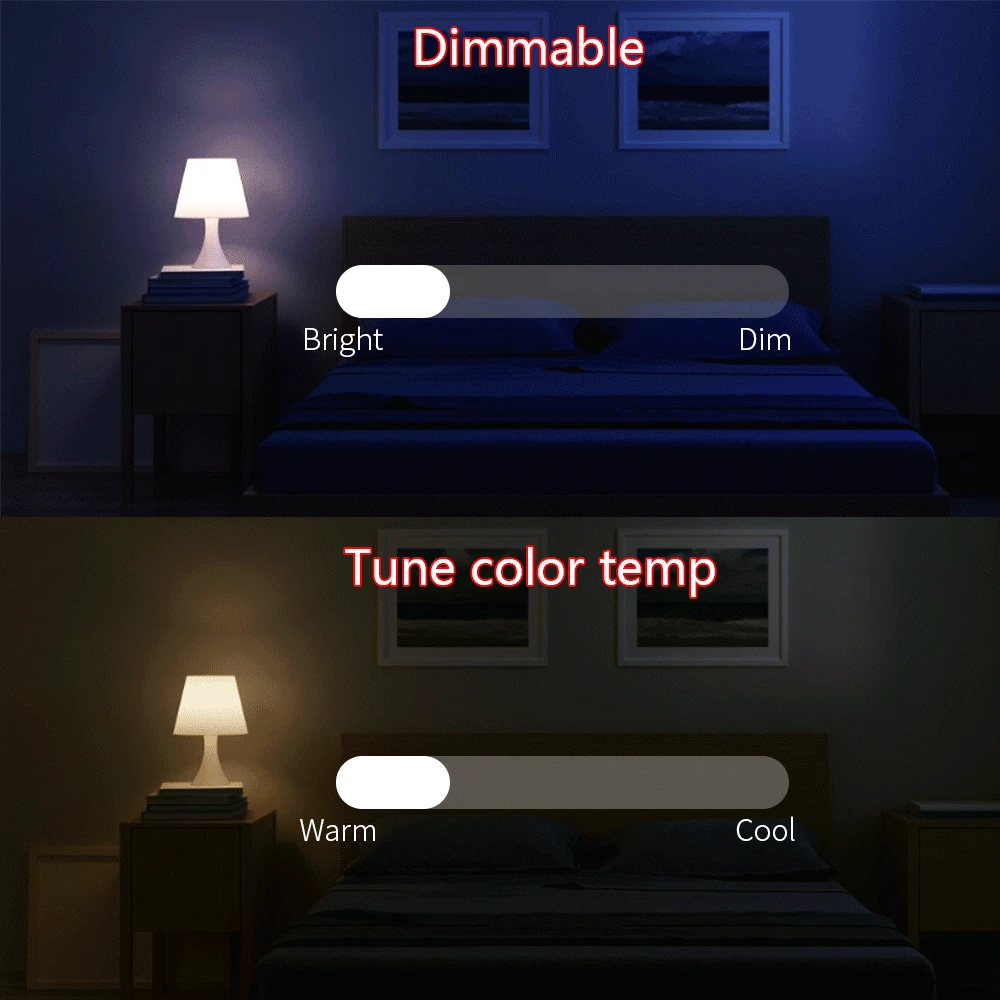 CBE E27 لمبة ذكية واي فاي بلوتوث RGB + أبيض 9 واط LED مصباح التحكم عن بعد 220 فولت-240 فولت وظيفة الموقت العمل مع أليكسا جوجل المنزل