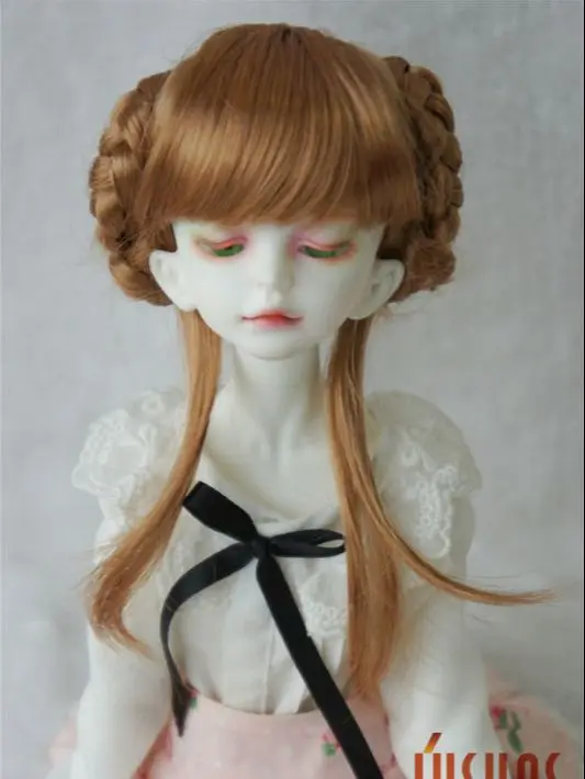 JD059  1/12 1/4 1/3 Lovely BJD Synthetic Fiber Braided Wig For Size 3-4inch 7-8 inch 8-9 inch Haley Wigs Tiny MSD SD Wholesale