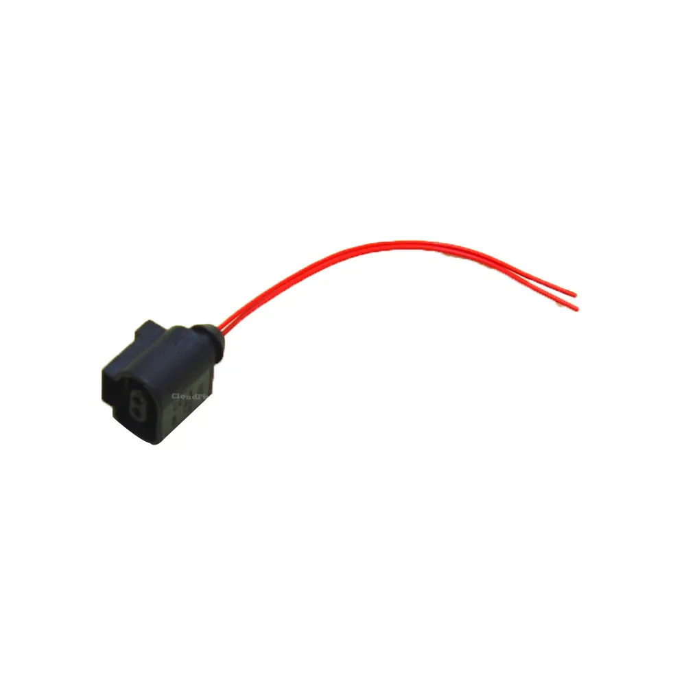 Cloudfireglowry 1j0973702 1j0 973 702 arnés conector de enchufe de 2 Pines para Jetta 2013 para A3 2011 2012 A4