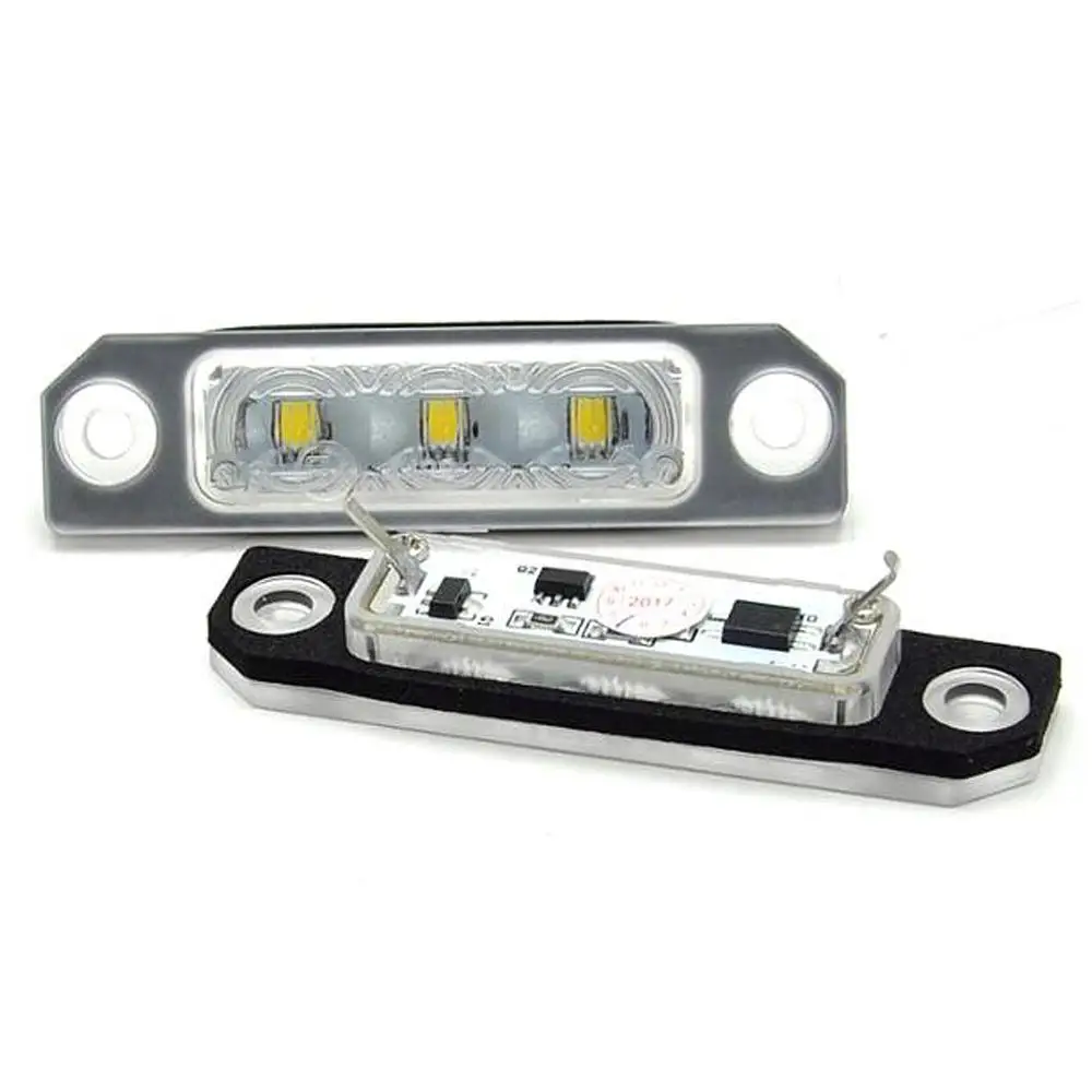 For Ford Mustang Flex Focus Fusion Taurus Car Rear White LED  License Plate Light Number Plate Lamp