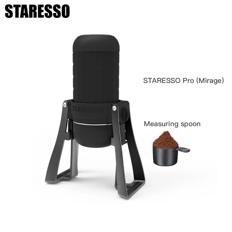 Staresso Mirage SP300 Portable Espresso Maker Creative Innovative Espresso Machine Upgrade Stainless Steel Water Tank BPA Free