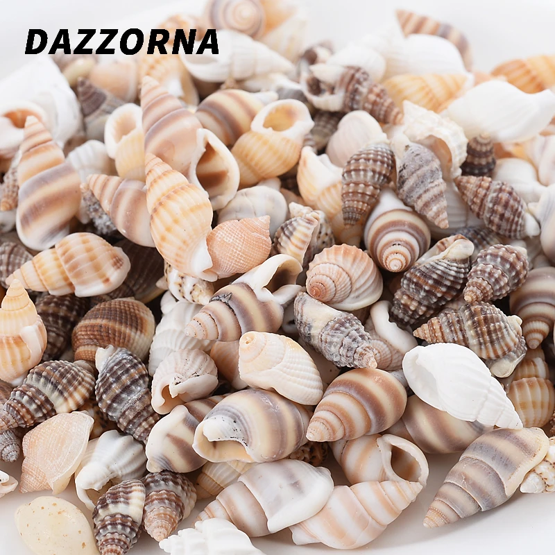 Natural Small Sea Snail Shape Shell Beads 20/40/60g 8 Colors Spacer Beads For Jewelry Making DIY Necklace Bracelet Accessories