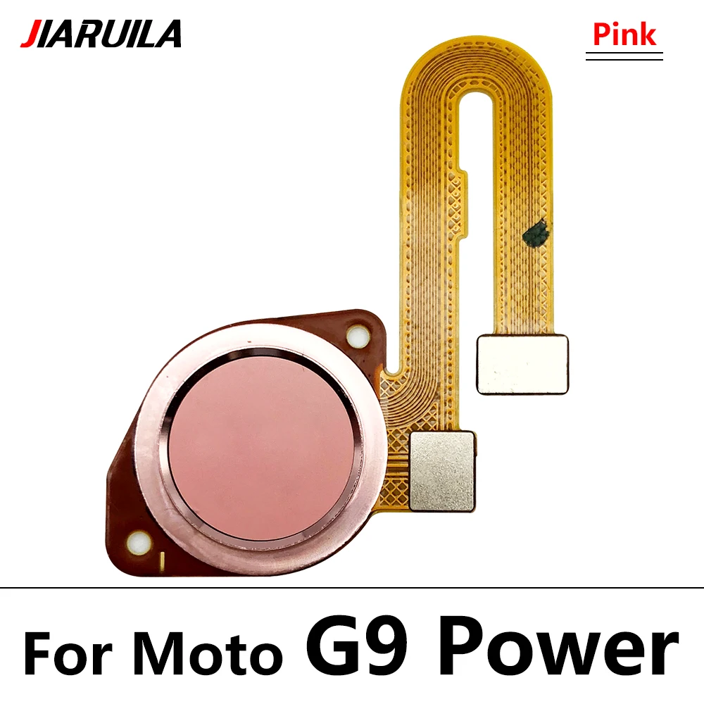 Tested Fingerprint Scanner For Motorola Moto G9 Power Plus Home Button Return Fingerprint Touch Id Sensor Connector Flex Cable