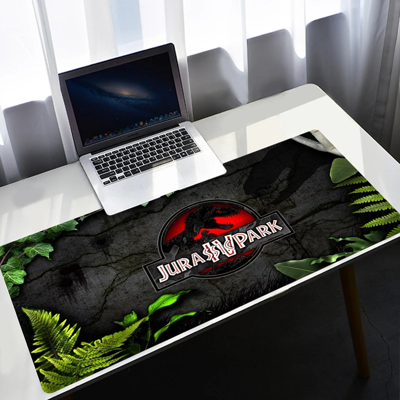 900X400 Xxl Gamers Computer Keyboard Mouse Pad Speed Pc Gamer Girl Mosue Mats Jurassic Park Large Gaming Accessories Table Pads