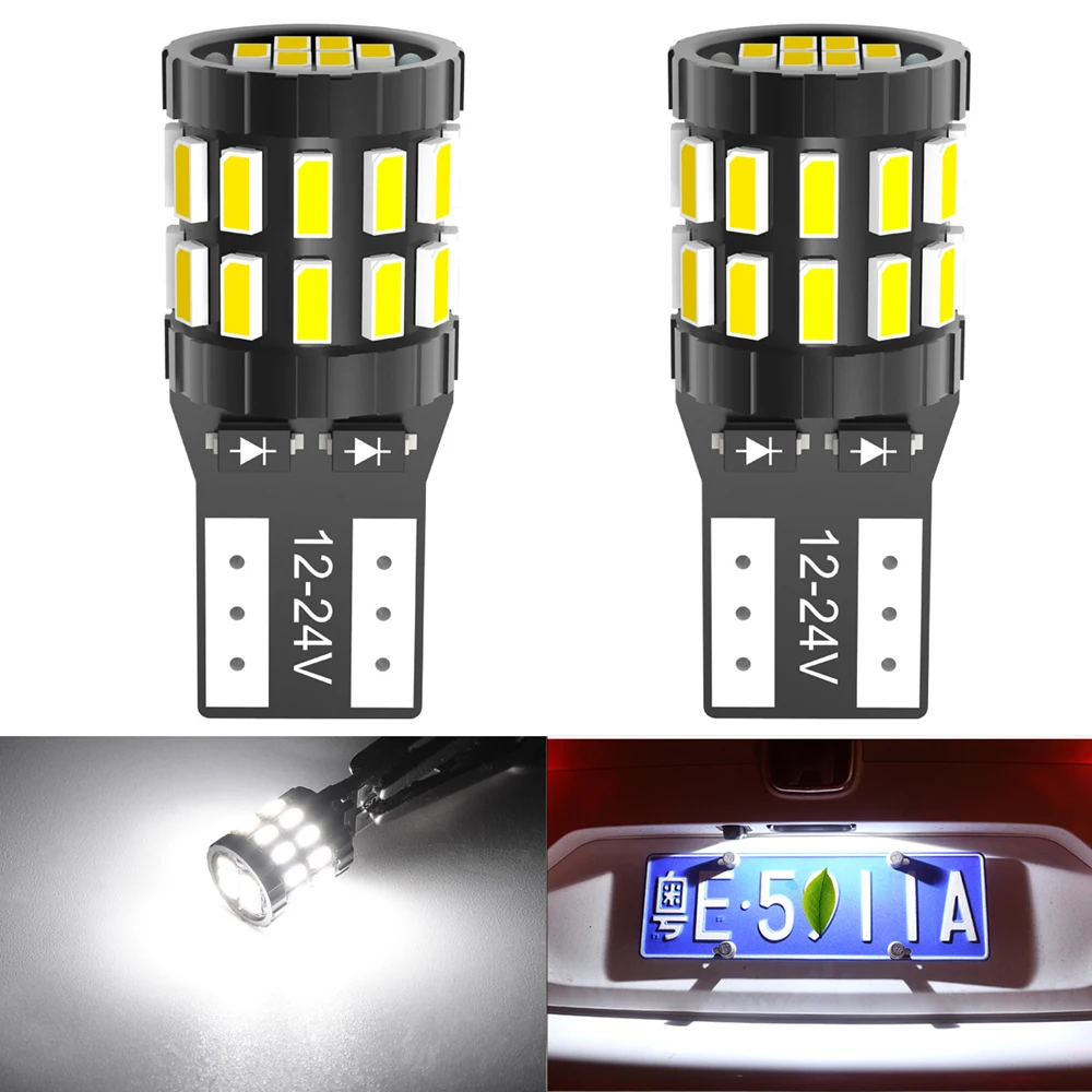 2x T10 LED Bulb W5W Canbus Car Interior Light For Skoda Octavia 2 A7 A5 Armrest ii Fabia Rapid Superb 1 3 Yeti Felicia Rs Citigo