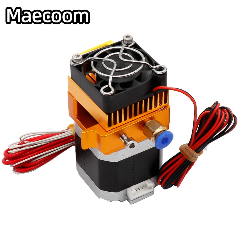 MK8 Extruder 0.4mm Nozzle 1.75mm Filament Kit J-head Extrusion Hotend Head With Motor Throat Aluminum Parts for Anet A6 A8