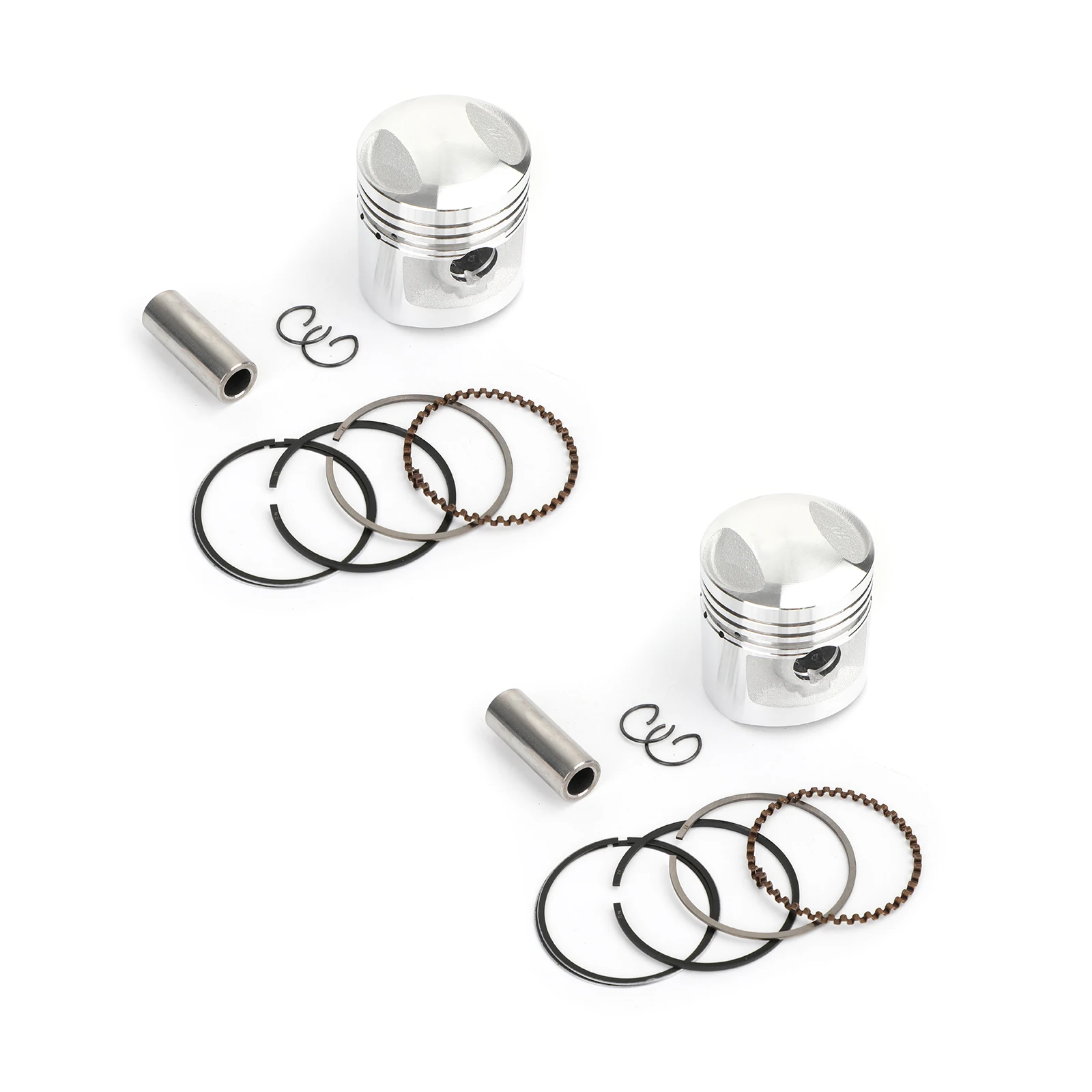 Artudatech 2x Engine Piston Rings Pin Kit 44mm 44.25mm 44.5mm For Honda CM125 CA125 CM CA 125 Rebel Parts