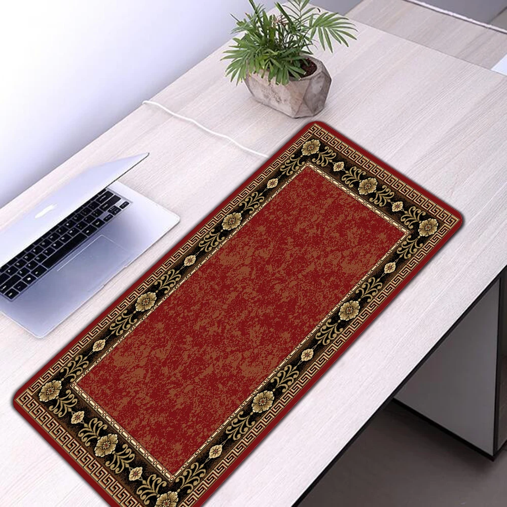 MRGLZY Beautiful Persian Carpet Design Unique Gamer Mouse Pad Gaming Mouse Pad 400X900MM Mousepad Keyboard Rest