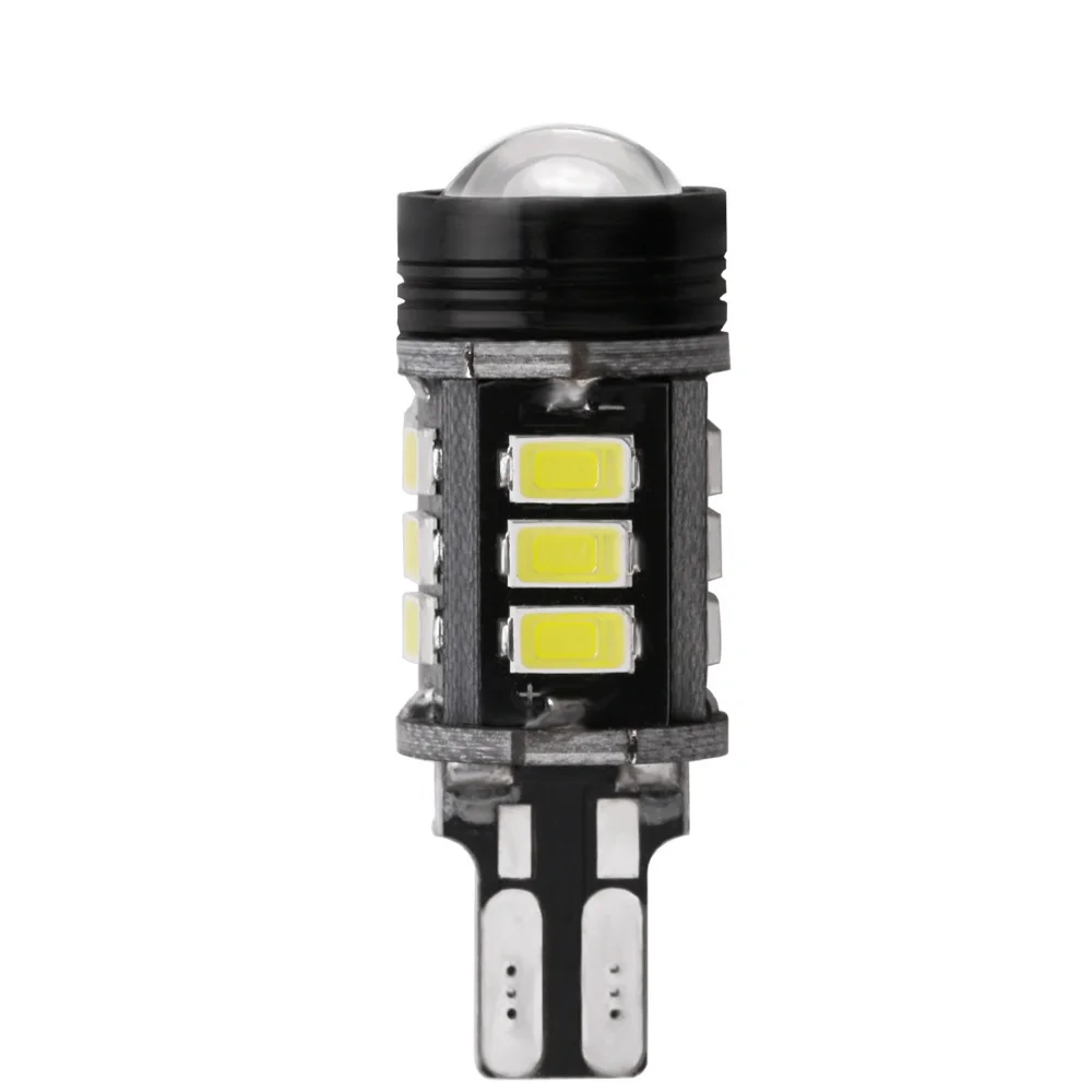 Car LED Backing-up Lamp Front Backing-up Lamp W16W T15SMD 5630 5730 Black LED Taillights Reverse Lights White Light 12V 3W Yes,