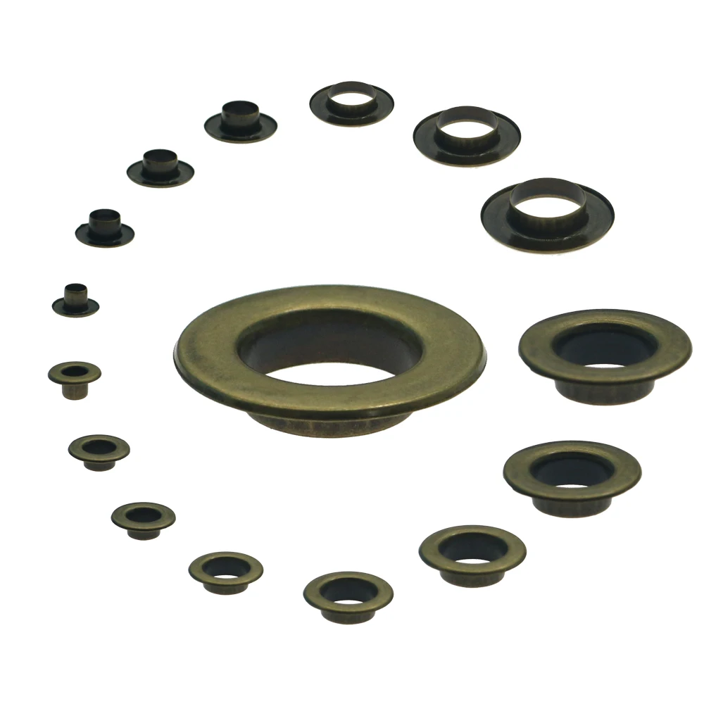 Bronze Plane Leathercraft Eyelets 3|4|5|6|7.3|10|12|13.5|15|20|30mm Internal Diameter Scrapbooking Accessories Metal Eyelets