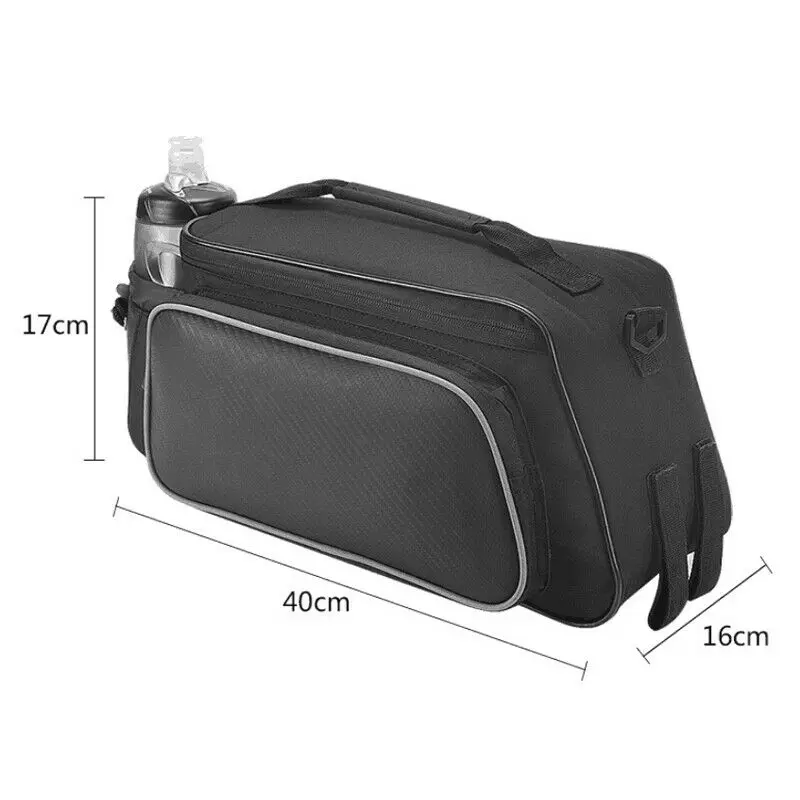 Multifunction Heavy Duty Electric Bike Rear Rack Saddle Bags Ebike Bicycle Case Bicycle Accessories for Road/ Mountain Bicycle