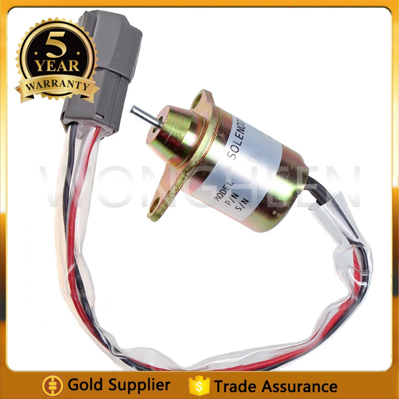 425-35925 Stop Solenoid For Mustang 2012 2022 2026 2032 2041 2044 2054 Skid Steer Loader