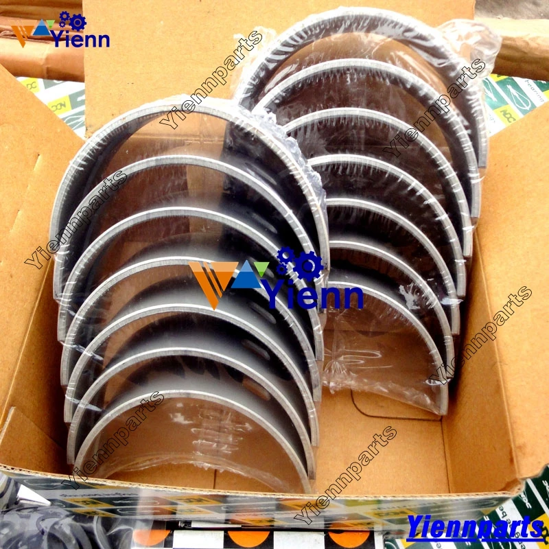 JO5E J05E J05ET Crankshaft Main And Connnecting Rod Bearing Set For Hino Engine Kobelco SK270 SK280 Excavator Repair Parts