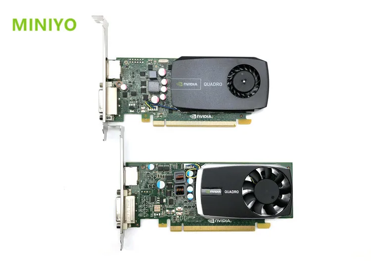 High Quality video Card for Nvidia Quadro 600 1G DDR3 128bit DP DVI port CAD/PS graphics video card Full half bracket