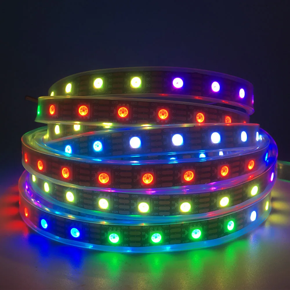 WS2815 (WS2812B WS2813 updated) RGB LED Pixels Strip Light Individually Addressable LED Dual-Signal 30/60/144 Leds/m 12V