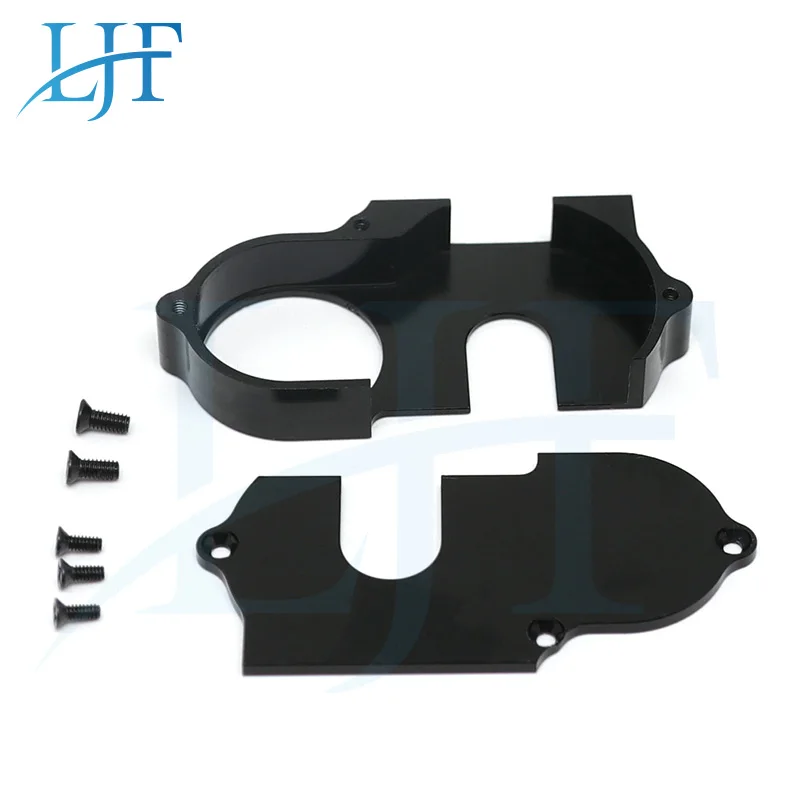 Piezas de repuesto para coche teledirigido WLtoys 144001 124018 124019, mejora de Metal, cubierta antipolvo para la cubierta superior e inferior del engranaje de reducción L199, 1 Juego