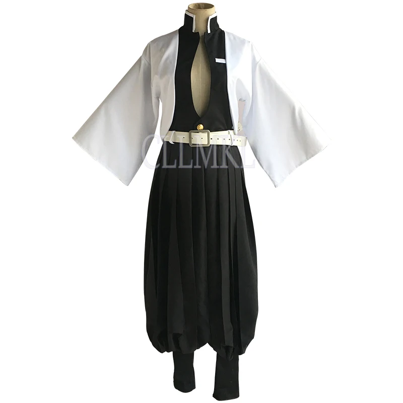 Anime Shinazugawa Sanemi Costume Shinazugawa Genya Kimono Kendo Suit