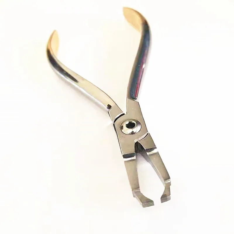 Dental Orthodontic Bracket Removing Plier Dental Brace Remover Forcep Straight tip Dental Instrument Tool Bracket Tweezer