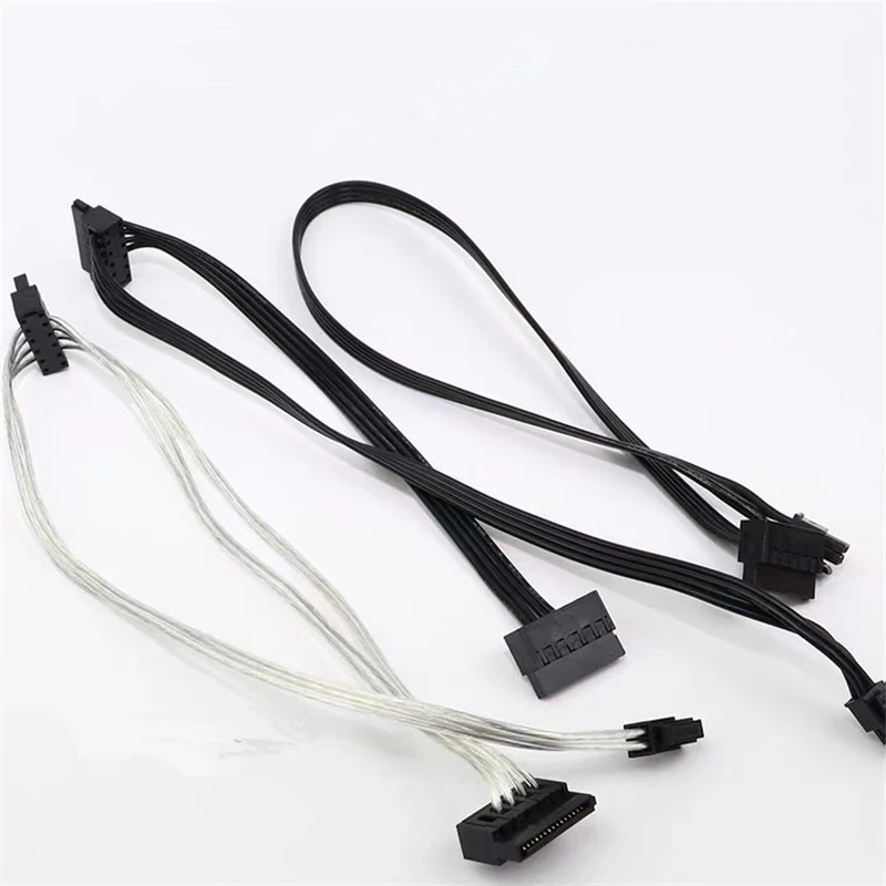 4Pin الصغيرة إلى المزدوج SATA SSD كابل امدادات الطاقة إلى 4Pin صغيرة بدوره 2X SATA القرص الصلب سلك الطاقة لينوفو واجهة المجلس الرئيسي