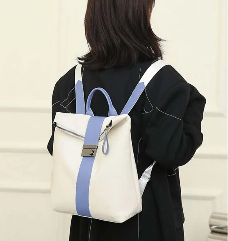 Fashion Brand Designer Backpack High Quality Soft Leather Backpacks Women Large Capacity Shoulder Bags Girls Casual Travel Bag