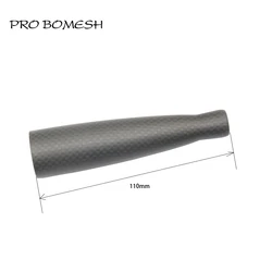 Pro Bomesh 1 Piece 7.9g 11cm Carbon Fiber Rear Grip Butt Grip Set DIY Fishing Rod Building Component Repair Rod Pole
