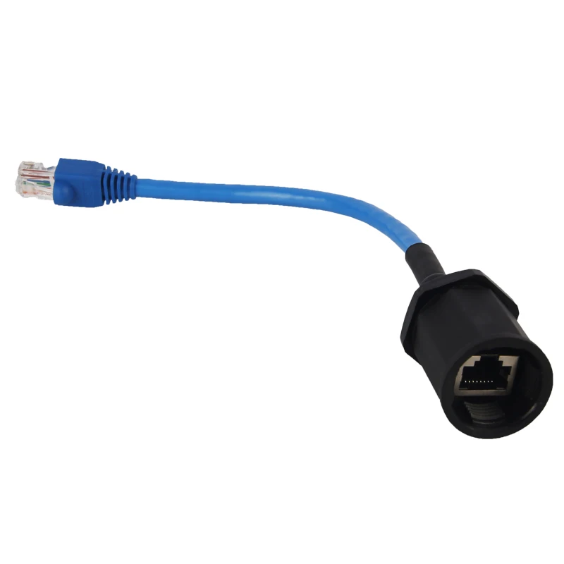 M20 M22 Waterproof RJ45 Connector with LAN Wire IP68 Ethernet Waterproof Retardant Terminal Connector Quickly Connected Cable