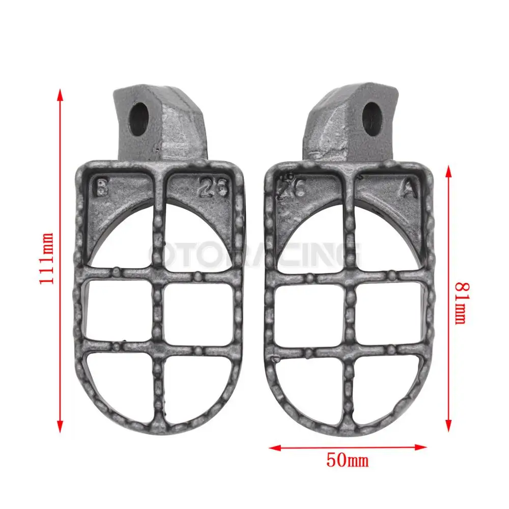 Motorcycle Dirt Bike Racing Foot Pegs Footrests For Kawasaki KX125 KX250 KX500 KDX200 KDX220 KDX250 KX KDX 125 200 220 250 500