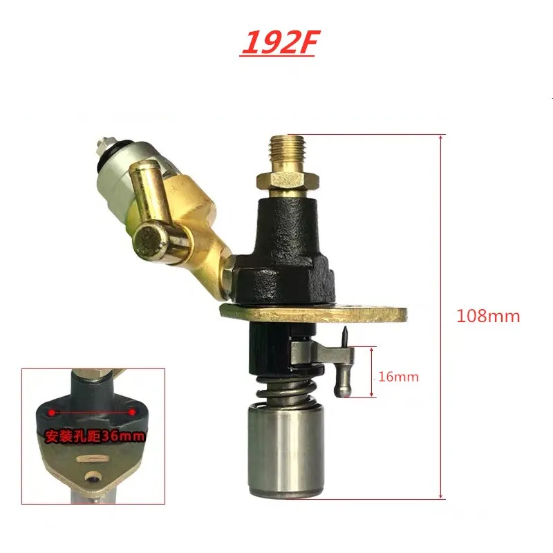 Imagem -06 - Bomba de Injeção de Injetor de Combustível com Solenoide Bomba de Fule com Válvula Eletromagnética 170f 186f 186188 fa 192f