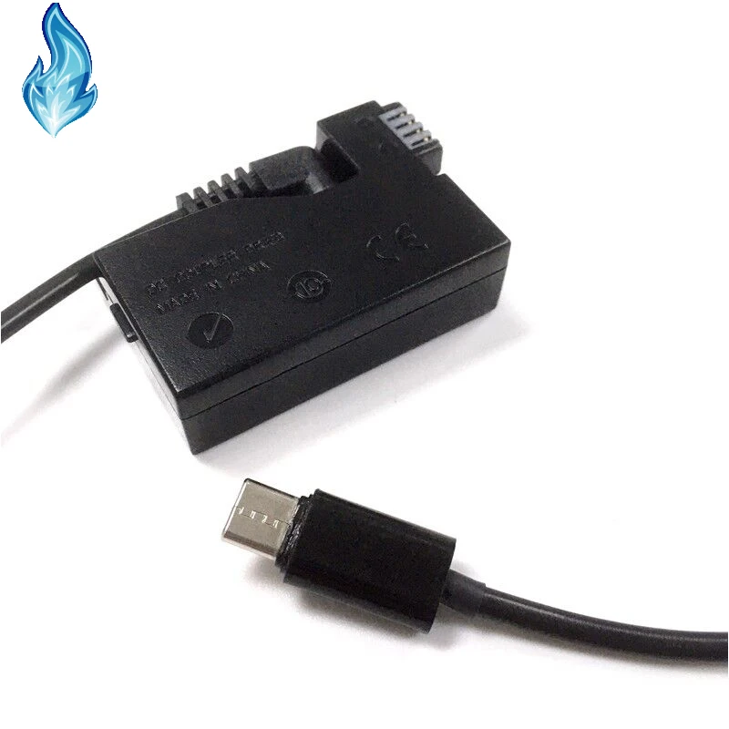 Type-C to DC Dummy Battery for Canon