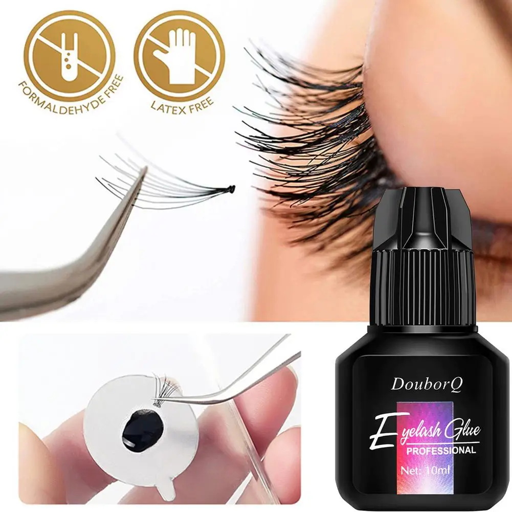 5ml Extra Strong Eyelash Extension Glue 1-2 Seconds Fast Drying Black Eyelashes Glue Pro Lash Glue Black Adhesive