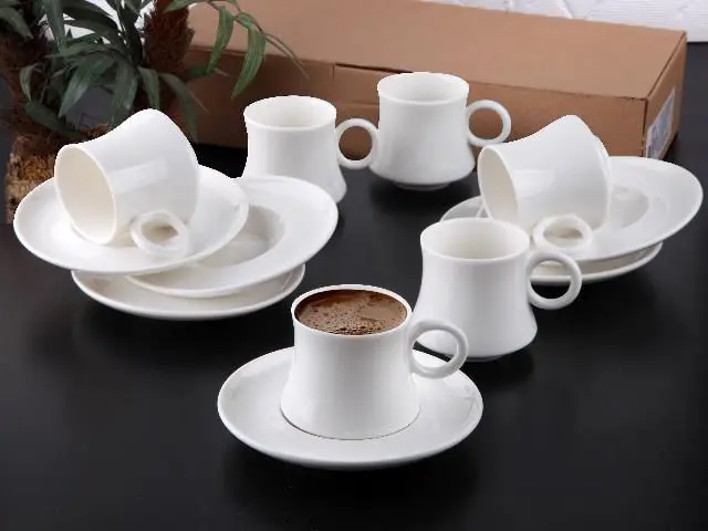 

DOLBOVI Heart Mk Bone Porcelain Lux 6 Personality 12 Piece coffee cup Pad mug кружка coffee cup cup