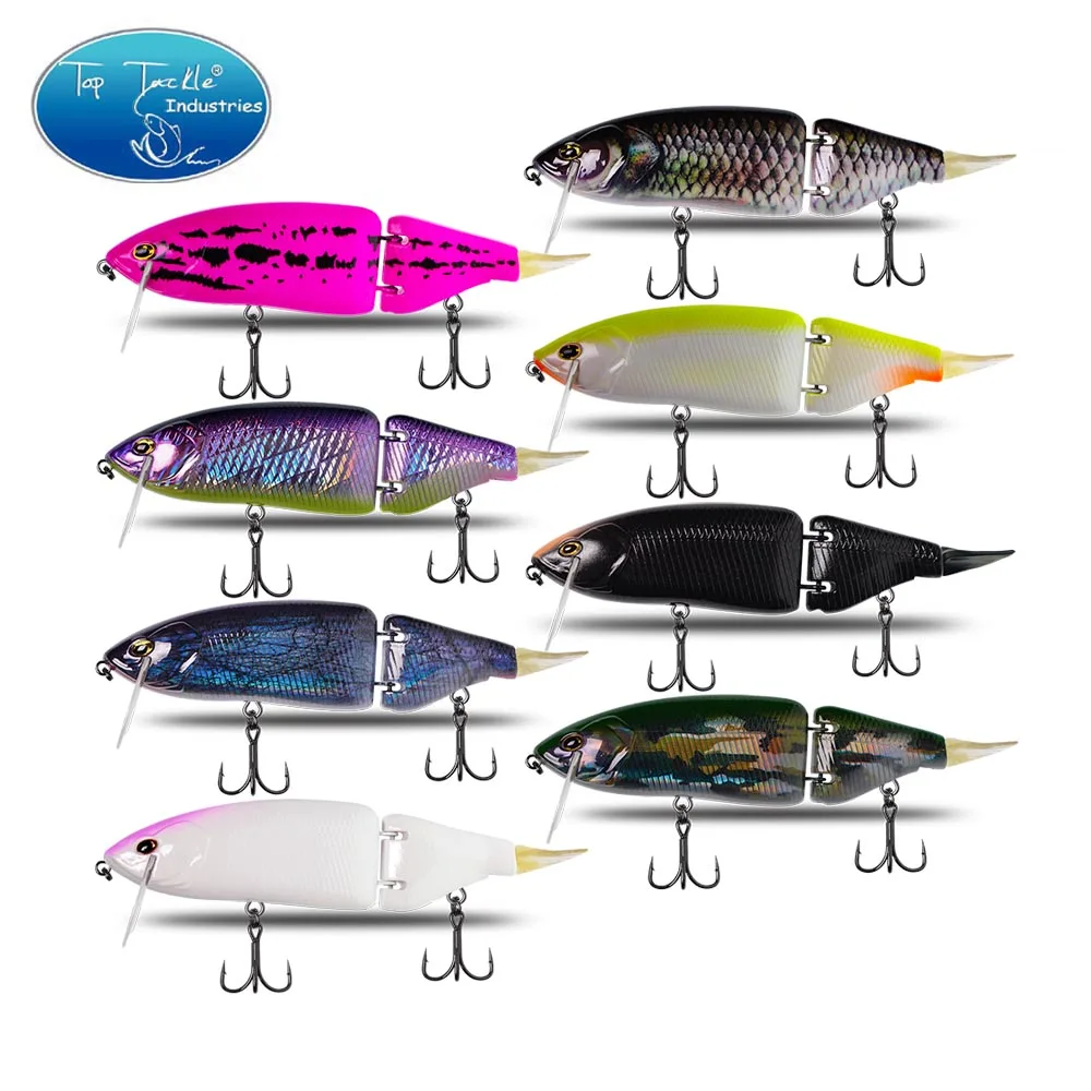 CF LURE Jointed Swimbait Bait 135mm 33g Shad Glider Swimbait Fishing Lures Hard Body Floating Bass Pike Painting Flaw on Sale