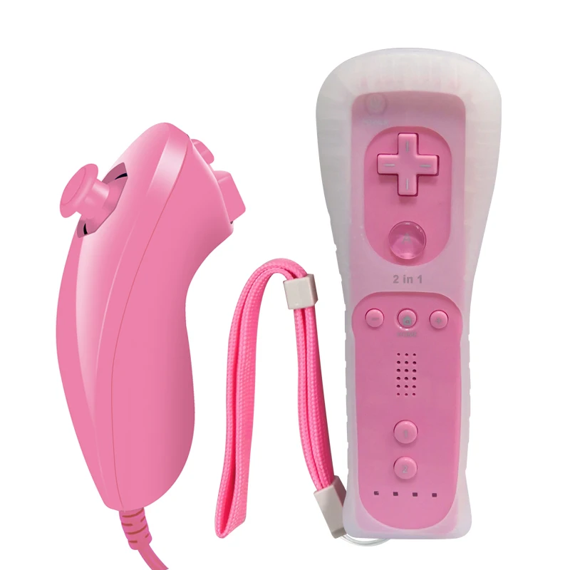 Wii Remote And Nunchuck Controller With Motion Plus