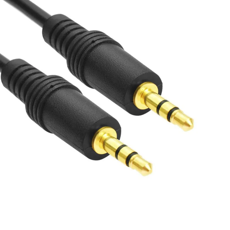 Audio cable aux jack 3.5 Stereo AUX 3.5mm Cables Vehicle connecting Line Male to Male 2m/5m/10m/15m/20m Gold-plated