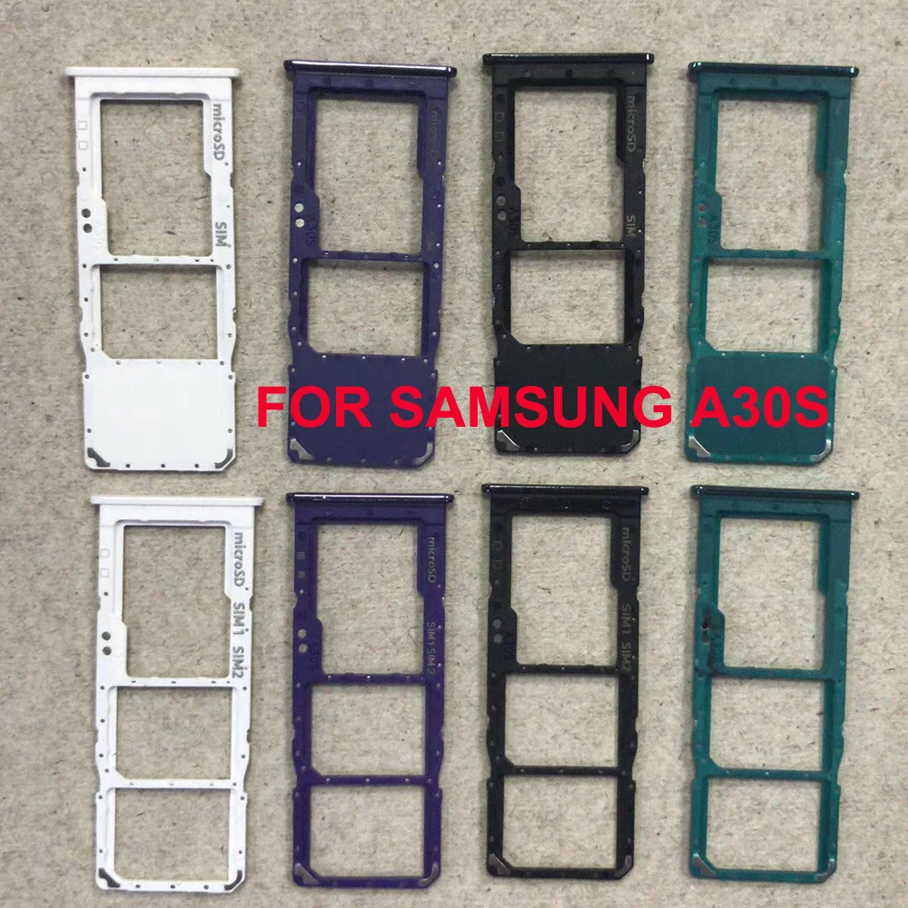 Phone SIM Card Tray Adapter For Samsung Galaxy A10s A20s A30s A307 A307F A307FN Housing New Micro SD Card Holder