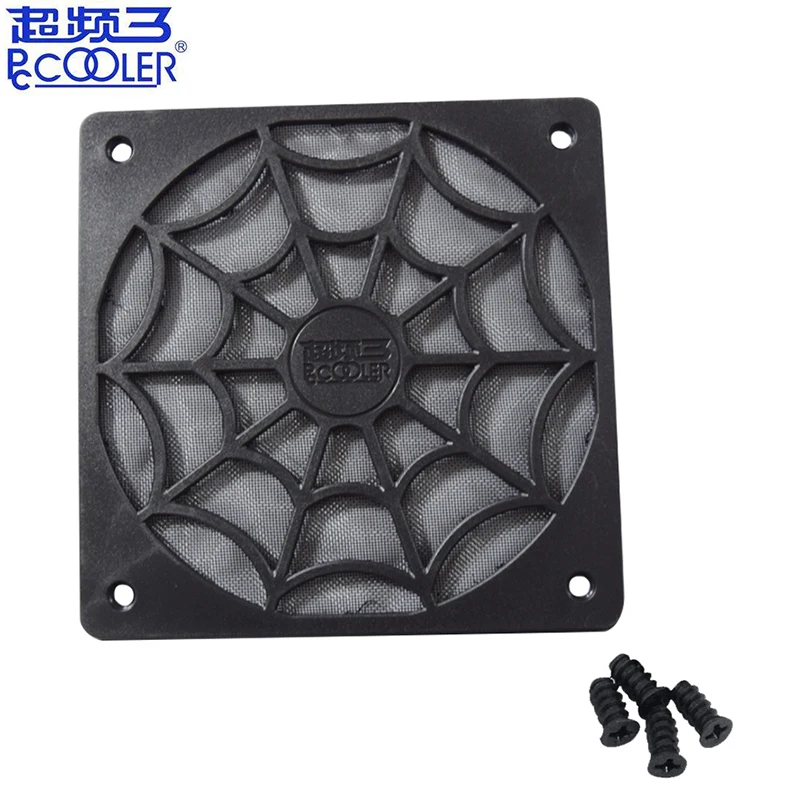 Pccooler 12cm Computer Fall Staub Filter PC Fan PVC Mesh Staubdicht Computer Mesh Abdeckung Chassis staub abdeckung 120mm