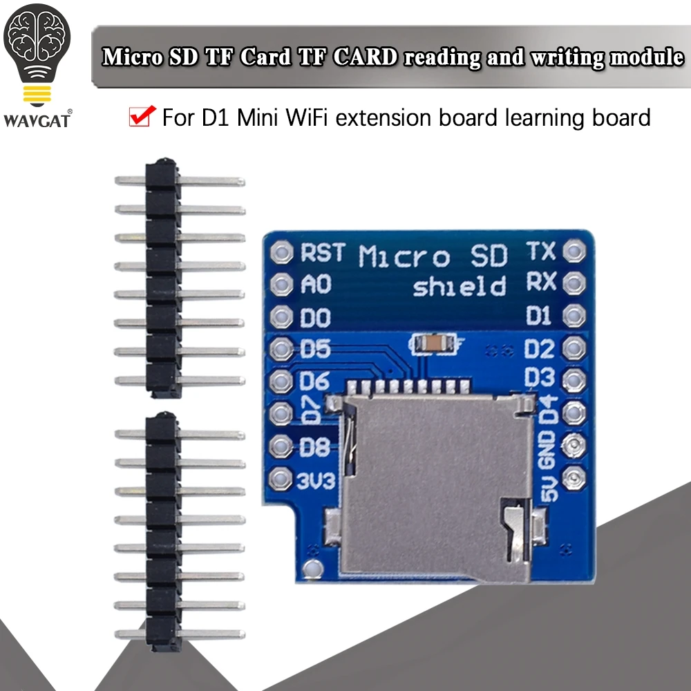 Micro SD Storage Expansion Board For D1 MINI Micro SD TF Card Memory Shield Module SPI For D1 MINI