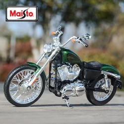 Maisto 1:12 harley-davidson 2013 XL 1200V Seventy-Two vehículos fundidos a presión pasatiempos coleccionables juguetes de modelos de motocicletas