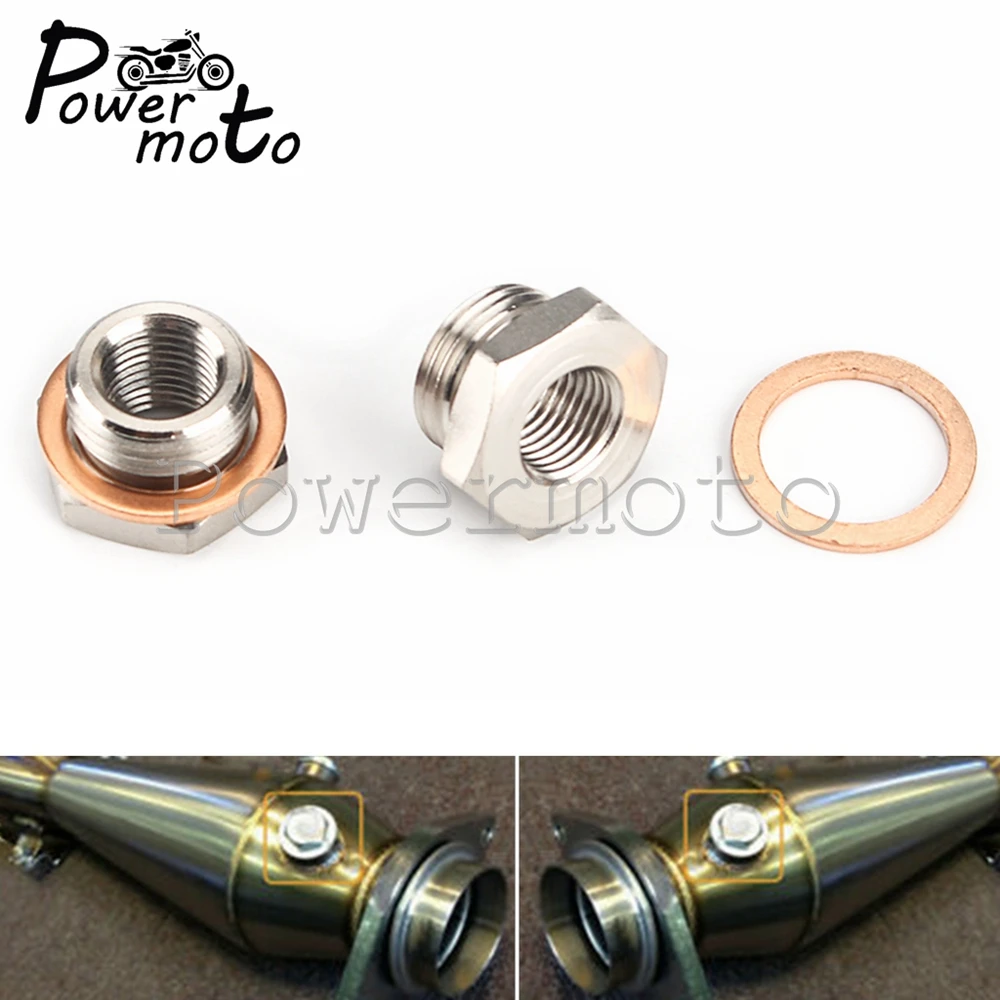 

Мотоциклетные адаптеры из нержавеющей стали для уменьшения выхлопных газов диаметром от 18 до 12 мм для Harley Dyna Softail Sportster Touring V-Rod Trike