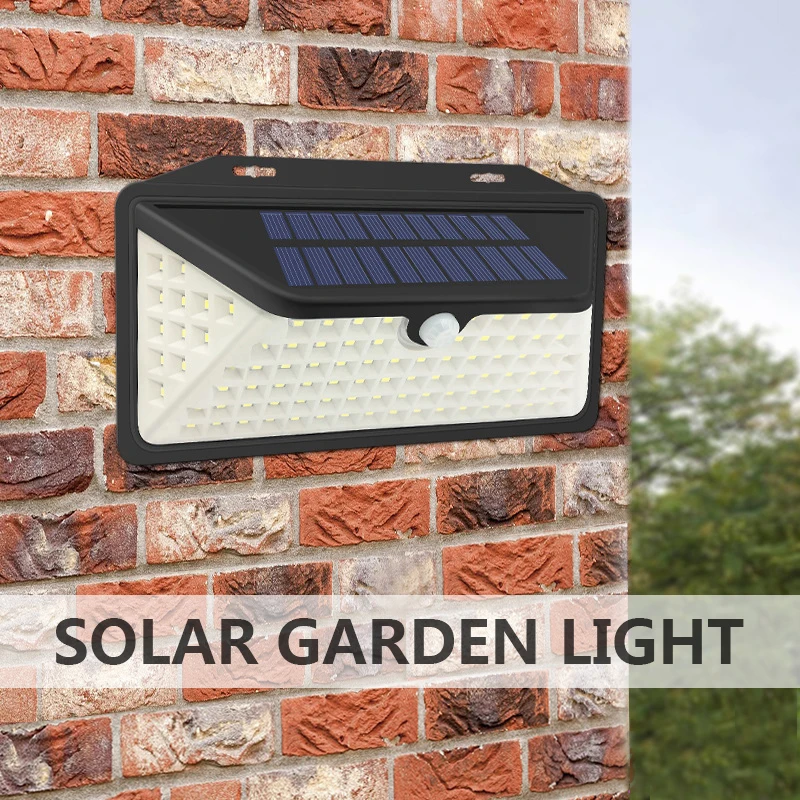 Rivaille LED Solar Power Lamp Wall Light Motion Sensor Outdoor Waterproof Energy Saving Garden Security Lamp Outdoor Courtyard