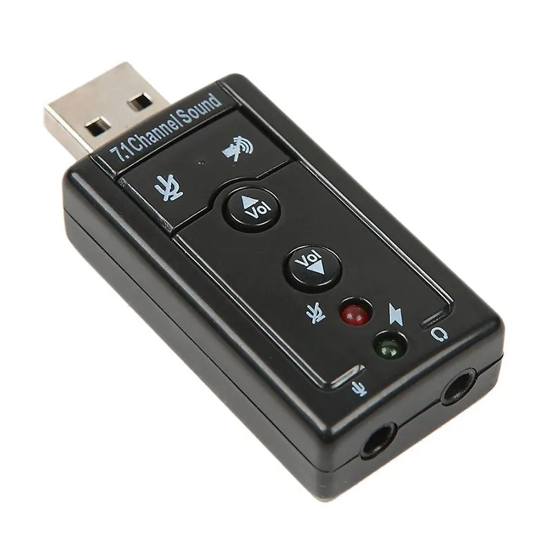 

Mini USB 2.0 3D External 7.1 Channel Virtual 12Mbps Audio Sound Card Adapter Newest