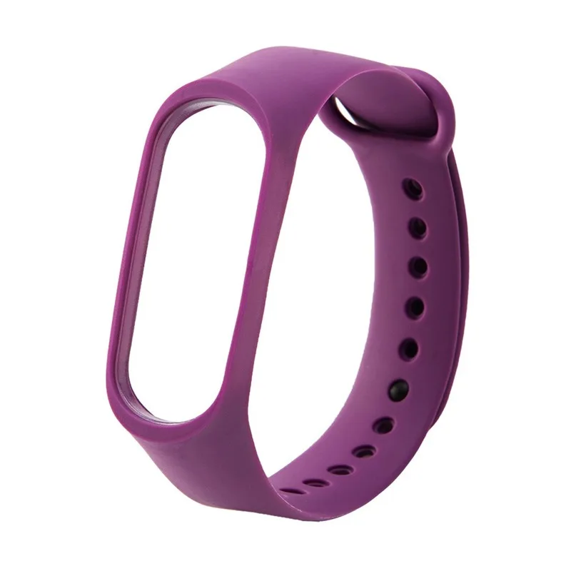 1pc用xiaomi miバンド5 4 3 xiaomiバンドシリコンリストバンドブレスレットの交換4 miband 5 4 3手首色tpuストラップ