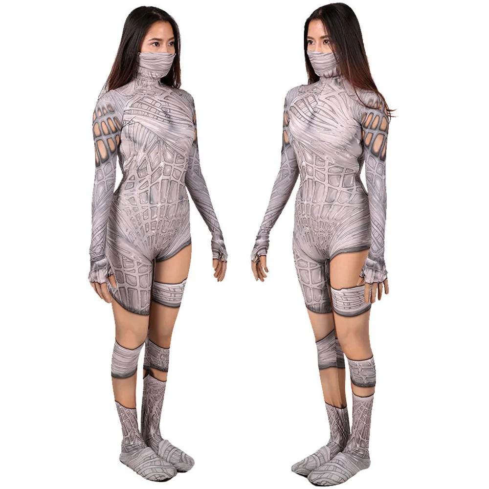 Initial Silk Suit Cindy Moon Costume Cosplay Spandex Zentai Jumpsuit Bodysuit Disfraces De Halloween Costume for Female/Girs