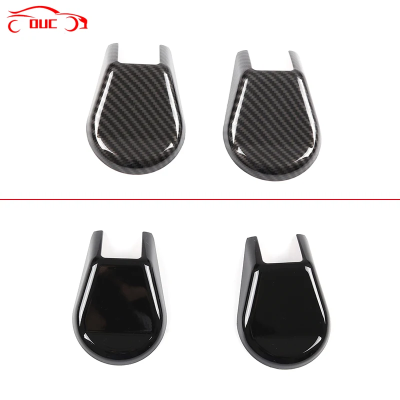 ABS Carbon Fiber Car Part Seat Foot Screw Protection Cap Decoration Cover For Toyota FJ Cruiser 2007-2021 Interior Accessories