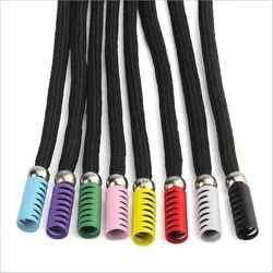 1Pc Sweatpants Drawstring Strap with Metal Head, Sports Pants Rope, Cotton Thread Belt, Hoodies Accessories, DIY Sewing R-3,