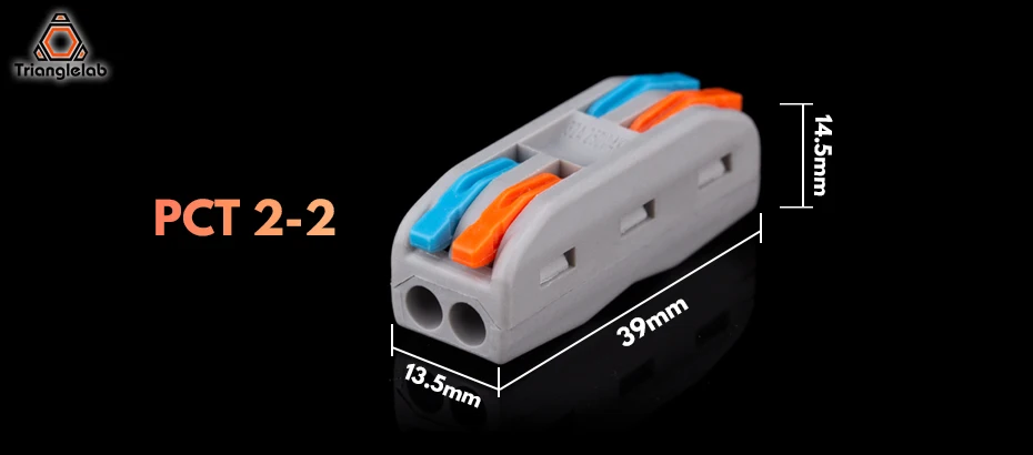Trianglelab Mini Fast Wire Kabelverbinder Hochwertiger Kabelstecker Leitungsverbinder Heizung Thermistor MOTOR Leitungsverlängerung – Detail 3