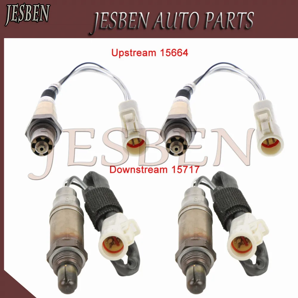 15664 15717 Upstream & down Lambda Probe O2 Oxygen Sensor fit for Ford RANGER 2.3L EXPLORER 4.0L 4.6L F-150 5.4 E-350 E-450 6.8L