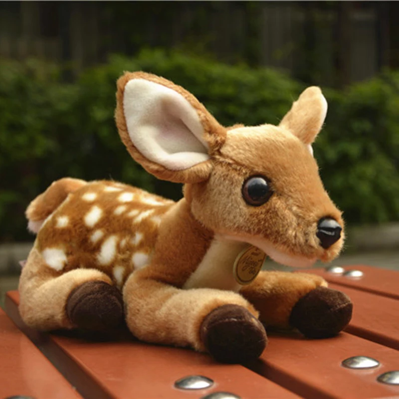 Aurora 26cm Plush Toy Infant Deer Soft Stuffed Cartoon Sika deer Dolls Animal Elk for Children Baby Birthday New Year Gift Soft