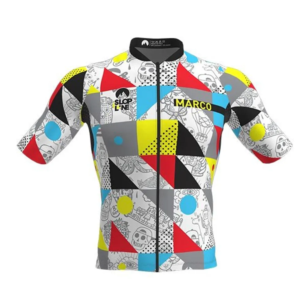 Slopline Men Jersey Shirt MTB Breathable Cycling Short Sleeve Outdoor Pro Team Road Sport Ridewear Ciclismo New product listing